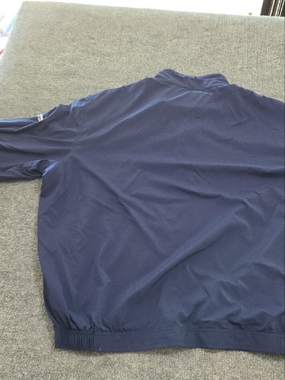 Polo by Ralph Lauren Navy Pullover Windbreaker with White Pony - Picture 7 of 11